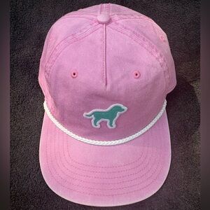 Legacy the southern fried teal hound dog hat pink adjustable SnapBack